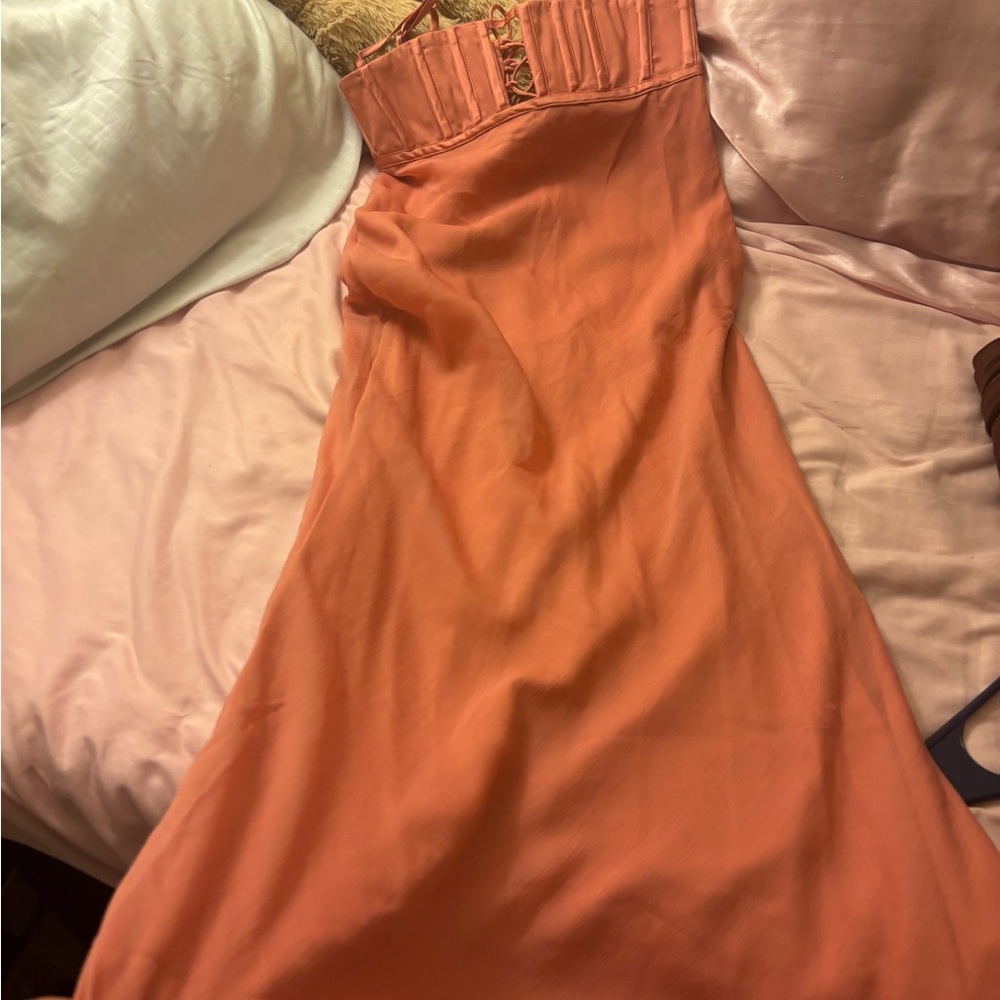 ASOS Orange Maxi Dress